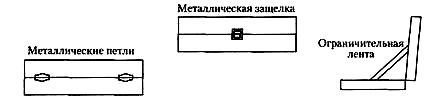 Использование в жестких коробках различной фурнитуры и деталей